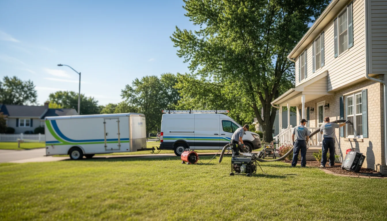 Flooded Basement Restoration And Cleanup With Repair in Dresden, OH near me